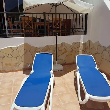 Semesterbostad Roque Del Conde With Fantastic Sea View, Terrace, Pool, Wifi, Sat-tv, Garage Costa Adeje (Tenerife)