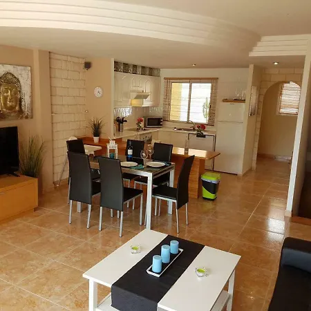 Roque Del Conde With Fantastic Sea View, Terrace, Pool, Wifi, Sat-tv, Garage Semesterbostad