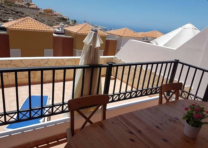 Roque Del Conde With Fantastic Sea View, Terrace, Pool, Wifi, Sat-tv, Garage أذيخي