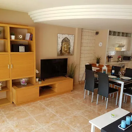 Roque Del Conde With Fantastic Sea View, Terrace, Pool, Wifi, Sat-tv, Garage アデヘ