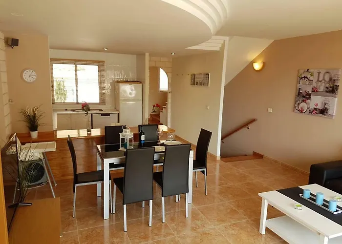 Roque Del Conde With Fantastic Sea View, Terrace, Pool, Wifi, Sat-tv, Garage Feriehus Costa Adeje (Tenerife)